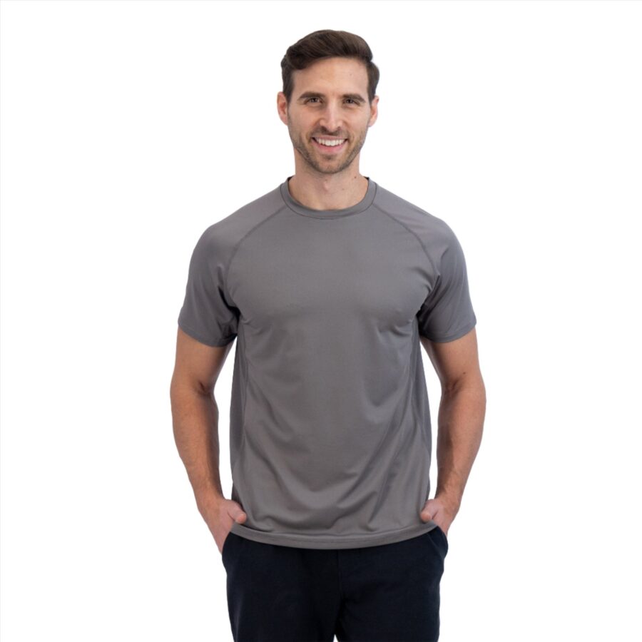 Indochi Men’s Cooling Short-Sleeve Crew Shirt – Lightweight Activewear - Image 4