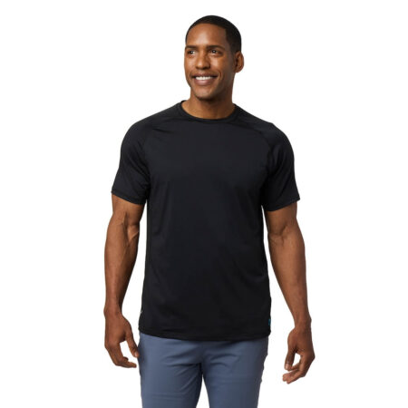 Indochi Men’s Cooling Short-Sleeve Crew Shirt – Lightweight Activewear