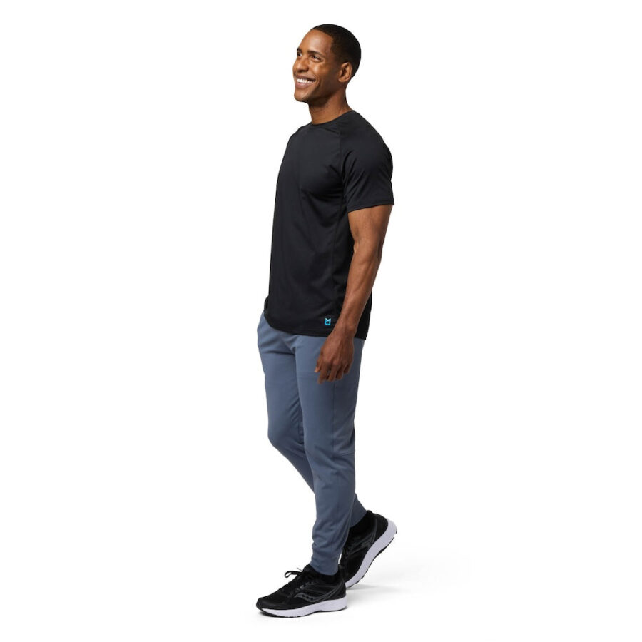 Indochi Men’s Cooling Short-Sleeve Crew Shirt – Lightweight Activewear - Image 2