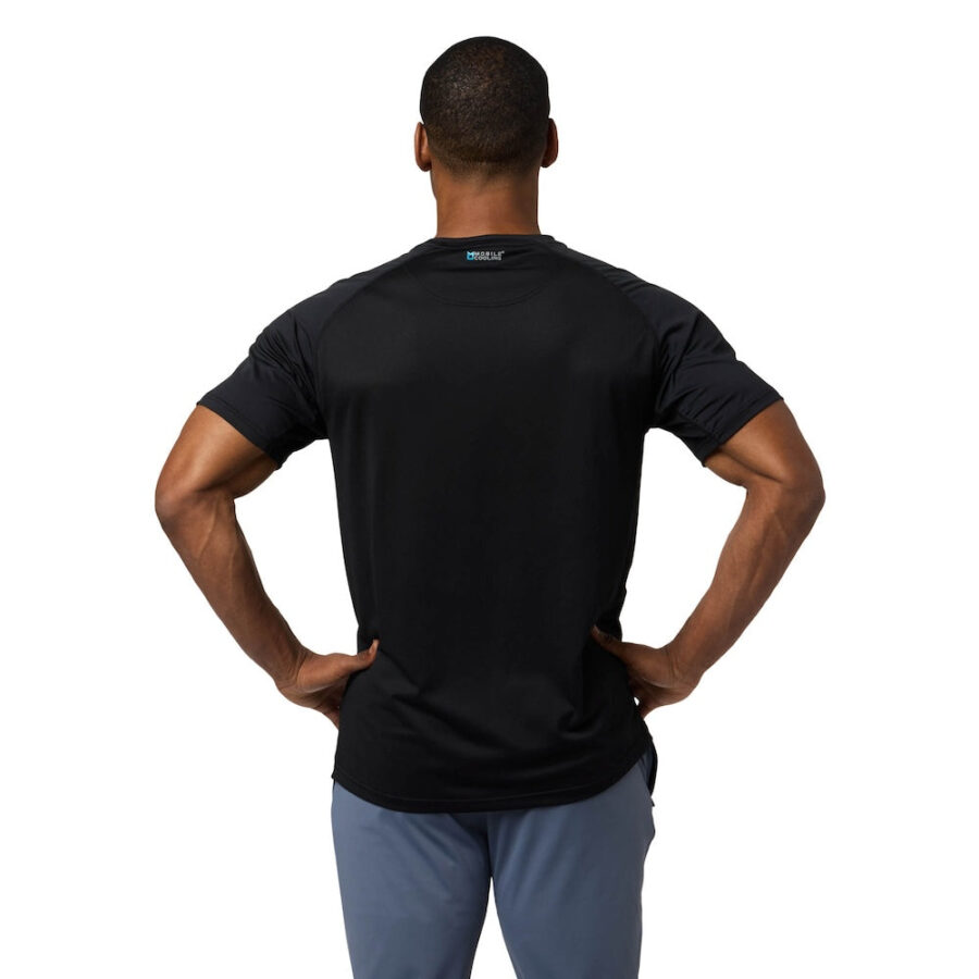 Indochi Men’s Cooling Short-Sleeve Crew Shirt – Lightweight Activewear - Image 3